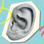 Ohr und Signalleuchte Illustration